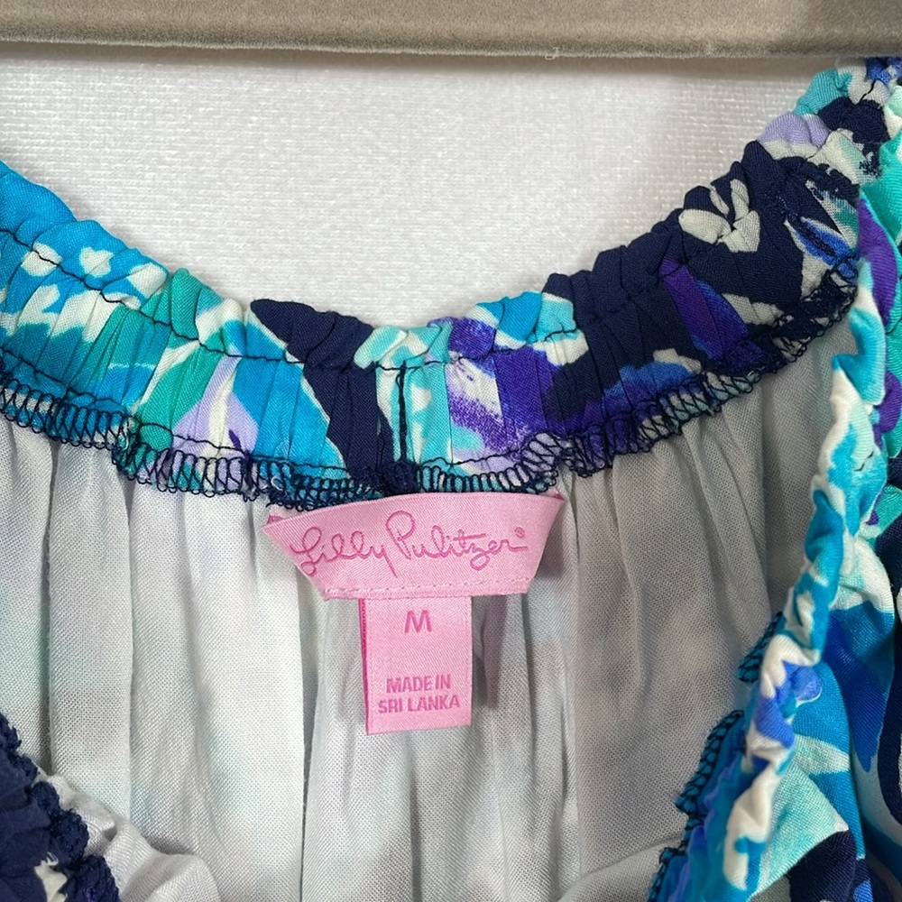 Lilly Pulitzer Nevie Dress Alotta Colada Print Size M NWOT - Picture 4 of 12